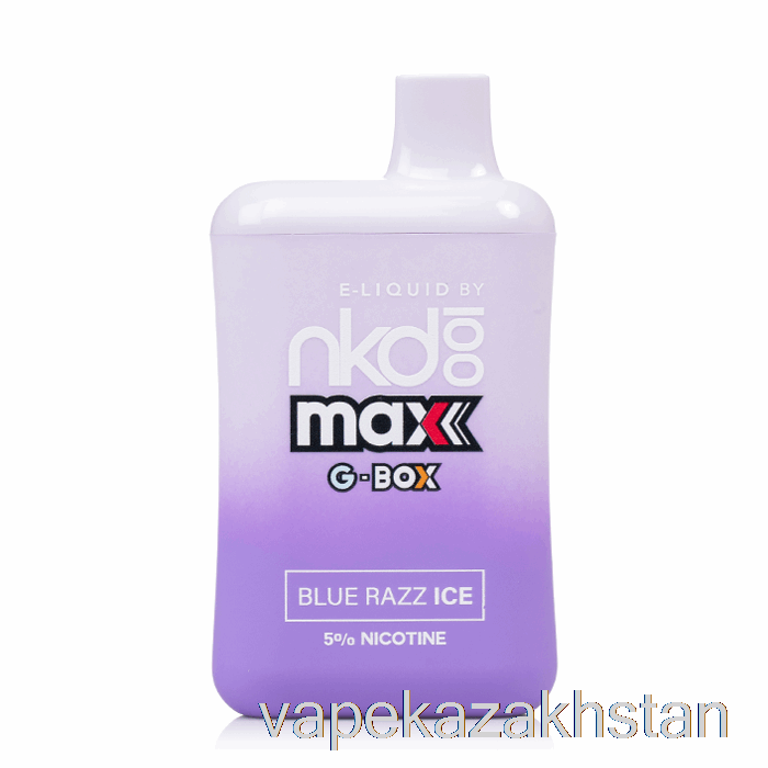 Vape Kazakhstan GBOX x Naked 100 5500 Disposable Blue Razz Ice